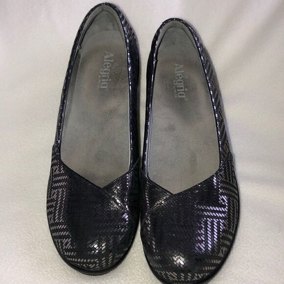 Alegría flirt pewter dazzler wedge pump - Picture 1 of 6